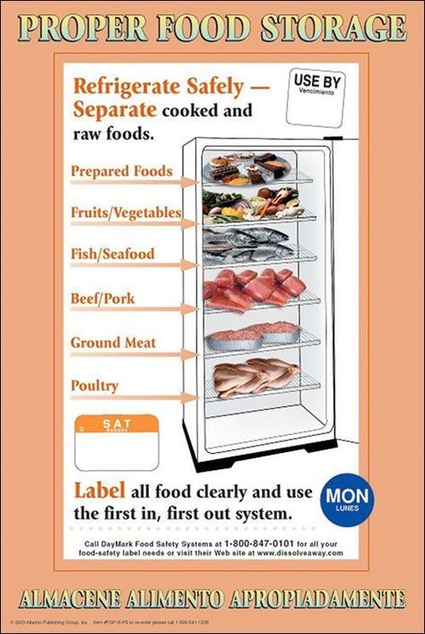 Proper Food Storage, Food Safety Posters, Food Safety And Sanitation, Food Safety Training, Food Shelf Life, Food Safety Tips, Food Shelf, Food Hygiene, Kitchen Safety