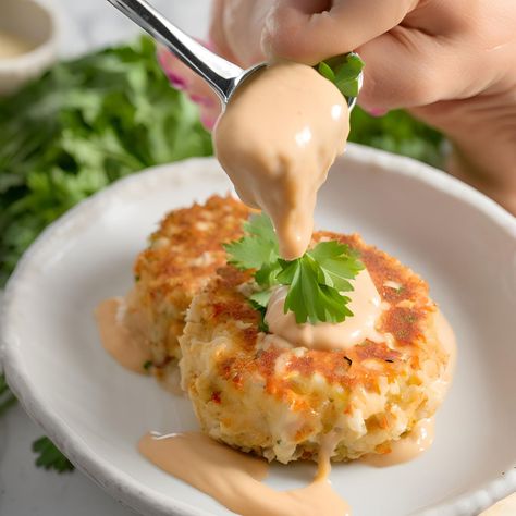 Crab Cake Sauce Recipe Crab Cakes Sauce, Crab Cake Dipping Sauce, Crab Cake Sauce Recipe, Cake Sauce Recipe, Sauce For Crab Cakes, Cake Sauce, Crab Cake Sauce, Shrimp Roll, Crab Cakes Easy