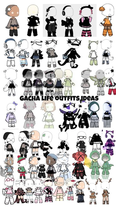 For people that have hard time making outfits like Me😭 Gacha Life Outfits Ideas, Gacha Life Sleep Outfits, Gacha Base Poses, Gacha Fits, Gacha Base Poses Cute, Gacha Base, Gacha Life Outfit, Making Outfits, Gacha Life Ideas