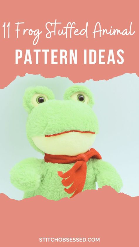 oh my goodness! Check out these adorable frog plush toy patterns I found! These will make perfect gifts for my kids. 🥰 Frog Stuffed Animal Pattern, Frog Stuffed Animal, Homemade Stuffed Animals, Stuffed Animal Pattern, Hand Stitching Techniques, Frog Doll, Frog Plush, Small Frog, Invisible Stitch