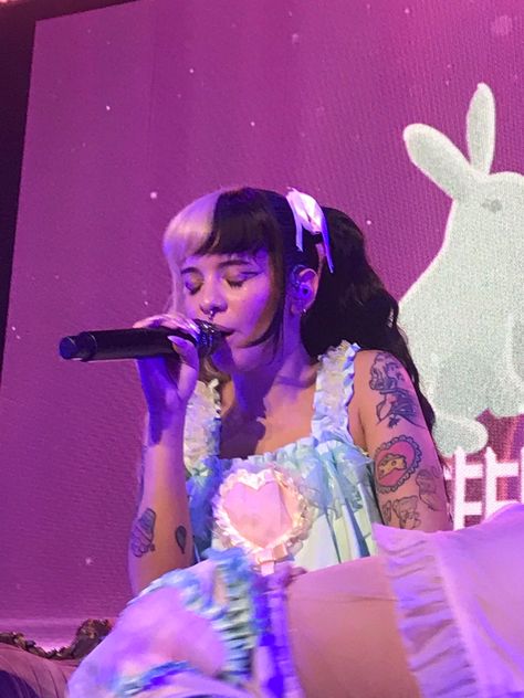 Melanie Martinez Singing, Melanie Martinez Music, Melanie Martinez Concert, Fire Drill, Spotify Artist, Concert Aesthetic, She Song, Big Heart, Look Alike