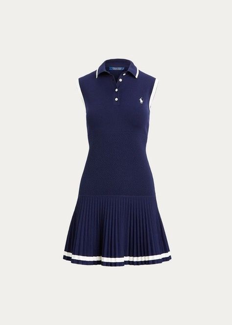 #fashion #itgirl #outfit #stargirl Mode Tennis, Golf Dress, Ralph Lauren Golf, Golf Dresses, Tennis Fashion, French Navy, Polo Golf, Tennis Clothes, Mua Sắm