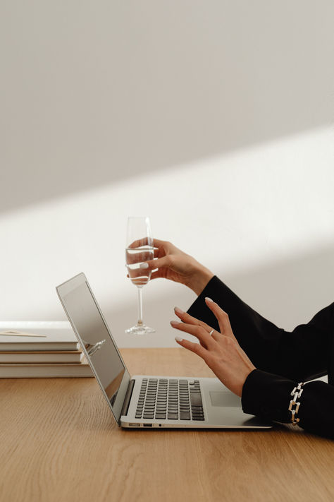 Dark Classy Aesthetic, Classy Aesthetic, Black Suit, Email Marketing, Free Stock Photos, Laptop, Desk, Stock Photos, Wine