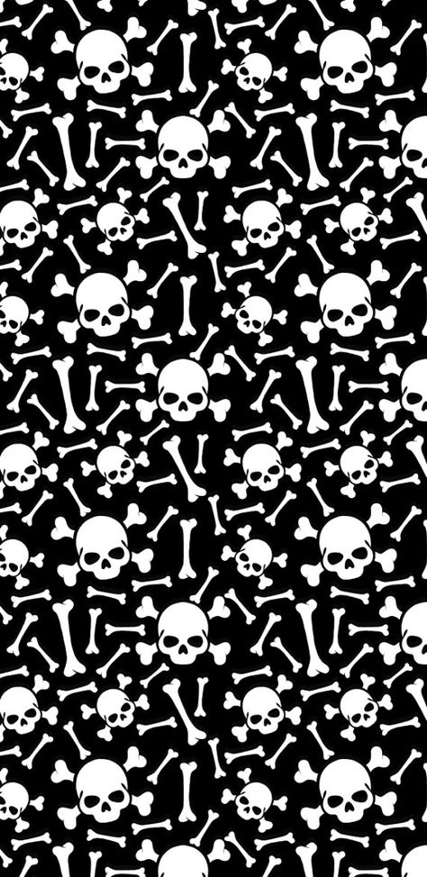 Skull seamless pattern Skull Pattern Design, Stickers Rock, Punk Wallpaper, Scene Wallpaper, Skull Pictures, Horror Artwork, Witchy Wallpaper, Tattoo Portfolio, Portfolio Ideas