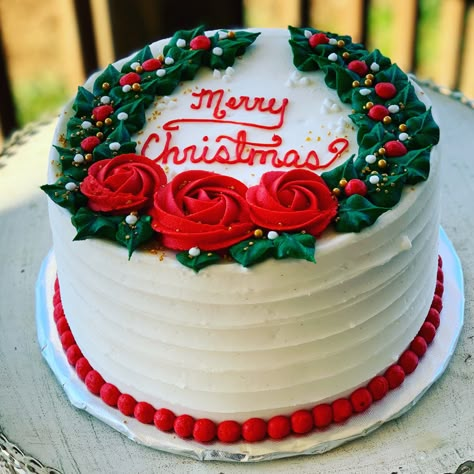 Cake Decorating Ideas Christmas, Christmas Cake Decorating Ideas, Christmas Cake Decorating, Tårta Design, Christmas Cakes Easy, Decorating Ideas Christmas, Christmas Themed Cake, Christmas Cake Designs, Lights Decor