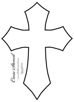 Cross Stencil, First Communion Banner, Cross Ideas, Scroll Saw Patterns Free, Wooden Crosses, Cross Crafts, Stencils Printables, Christmas Stencils, Cross Art