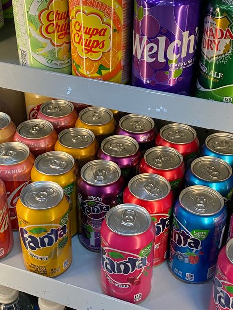 Soda Aesthetics, 90s Drinks, Soda Aesthetic, Roblox Kid, Rikki Chadwick, Grape Fanta, 80s Food, 90s Food, Light Sauce