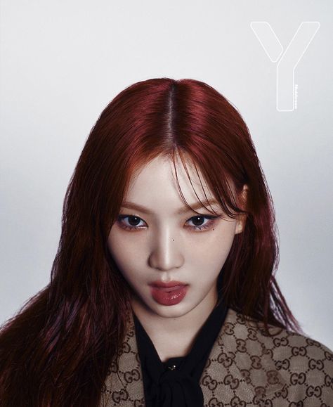 stayc pics! 🫧 | TEENFRESH on Twitter: "Isa for Y Magazine https://t.co/H8EZAqLZkQ" / X Preppy Girls, Star Magazine, Girls With Red Hair, August 11, Red Aesthetic, Pretty Woman, South Korean Girls, Red Hair, Kpop Girls