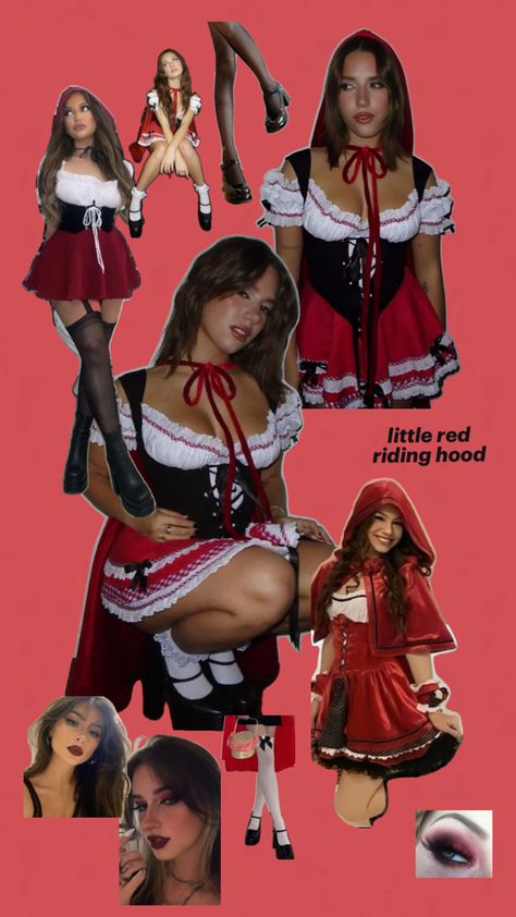 Aesthetic Halloween Costumes, Little Red Riding Hood Halloween, Red Hair Halloween Costumes, Classy Halloween Costumes, Trio Halloween Costumes, Hot Halloween Outfits, Halloween Coustumes, Pretty Halloween Costumes, Duo Halloween Costumes