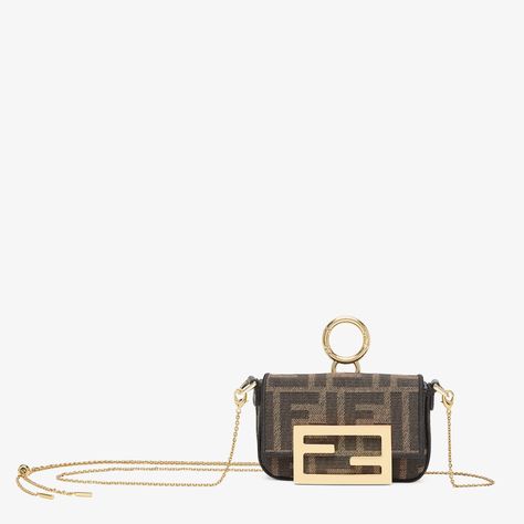 Fendi Logo Design, Fendi Store, Fendi Logo, Shoulder Strap Bag, Travel Bags For Women, Fendi Baguette, Airport Fashion, Baguette Bag, Black Thread