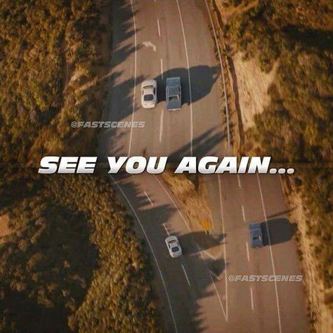 See you again song for tribute for Paul Walker For Paul Walker, See You Again Paul Walker, Fast And Furious See You Again, Paul Walker See You Again, See You Again Song, Fast Furious Quotes, Feeling Quotes, Dominic Toretto, Paul Walker Photos