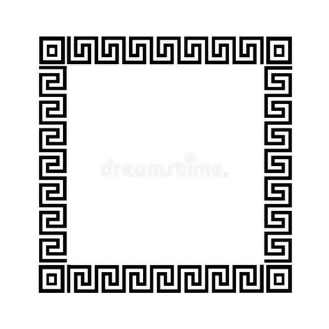 Celtic Frame, Versace Pattern, Console Mirror, Art Chicano, Kufi Hat, Interlocking Design, Greek Pattern, Illustrator Design Tutorial, Furniture Design Chair