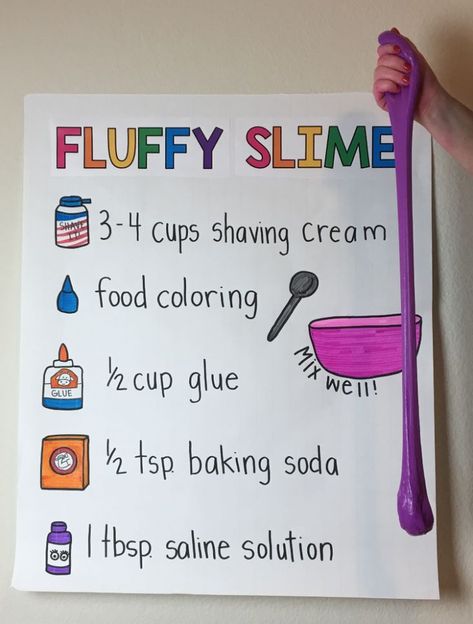 Winter Sensory Science Fluffy Slime Recipe, Diy Slime Recipe, Slime Party, Glitter Slime, Fluffy Slime, Slime Recipe, Diy Slime, Fun Diy Crafts, Crafts Ideas