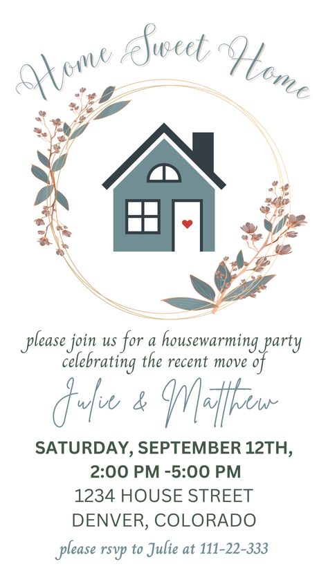 New House Party Invitation, Digital House Warming Invitations, Home Inogration Invitation, House Warming Card Template, Homewarming Invitation Card, New Home Invitation Card Design, House Warming Invitation Card Design Templates, House Inauguration Invitation Card, Home Ceremony Invitation Card