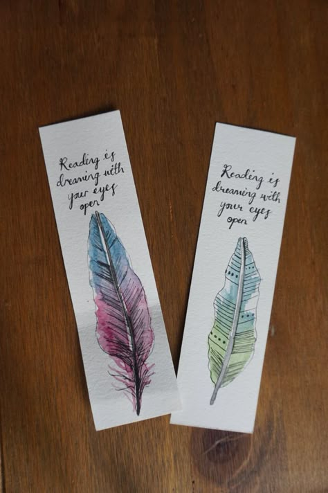 Creative Bookmarks, Bookmark Craft, Illustration Book, Hand Painted Gifts, Custom Bookmarks, Watercolor Bookmarks, Sharpie Art, Diy Bookmarks, Book Markers