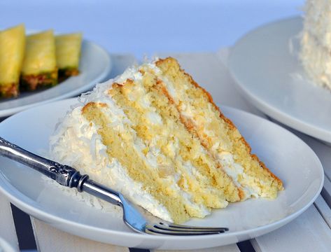 Pineapple Coconut Cake with Whipped Cream Icing Pig Pickin Cake, Mandarin Orange Cake, Pig Pickin, Southern Cake, Deep South Dish, Easter Dishes, Southern Desserts, Deep South, A Piece Of Cake