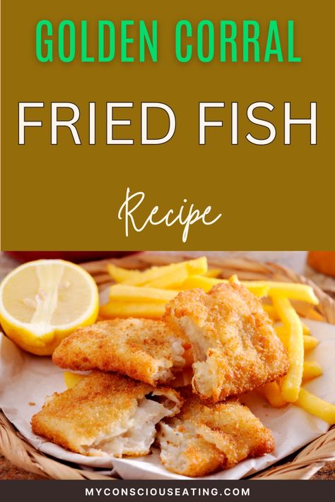 Fried fish in a serving dish Fried Fish Recipe, Oven Fried Fish, Golden Corral, Seafood Dish Recipes, Fried Fish Recipes, Oven Fried, Sauteed Spinach, Fish Recipe, Simply Irresistible