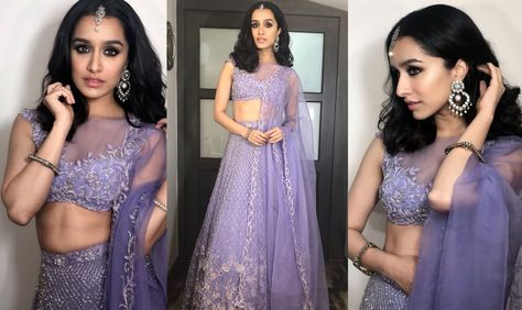 15 Stunning Pastel Coloured Lehengas For All You Bridesmaids! Pastel Lavender Lehenga, Lavender Colour Lehenga, Sangeet Dresses, Lavender Lehenga, Indian Wedding Bride, Function Dresses, Modern Bridesmaid, Wedding Lehenga Designs, Fashion Corner