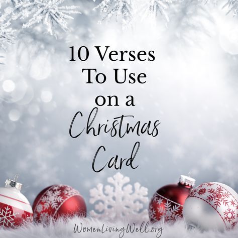 Are you looking for a verse to use on your Christmas cards? Christmas is a time when people are open to talking about spiritual things. Sharing a verse in your card is a great way to share God's Word with your family and friends! #Biblestudy #christmas #WomensBibleStudy #GoodMorningGirls Christmas Card Verses For Family, Christmas Verses For Cards For Family, Christmas Spiritual Quotes, Bible Verse Christmas Card, Christmas Card Verses Messages, Christmas Greetings Messages Christian, Christmas Card Sentiments Christian, Meaningful Christmas Quotes, Words For Christmas Cards