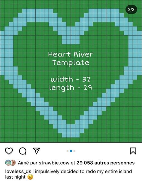 Heart Lake Template Minecraft, Minecraft Animal Crossing Builds, Minecraft Flower Lake, Heart Lake Minecraft, Minecraft Build Templates, Minecraft House Templates, Minecraft Ideas Aesthetic, Minecraft Base Layout, Minecraft Templates