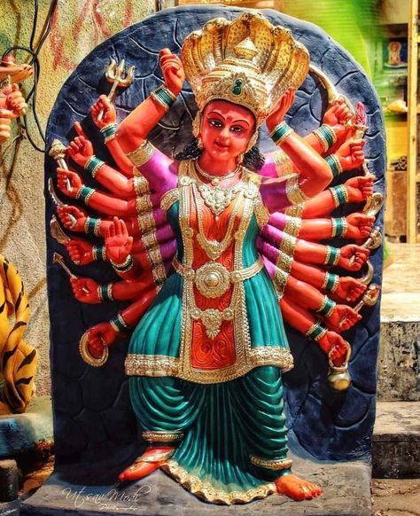 Saptshrungi Devi, Ambika Devi, Kollur Mookambika, Gods Painting, माता रानी, Durga Ashtami, Hindu Goddesses, Kolhapur Mahalaxmi, Maa Kali Images