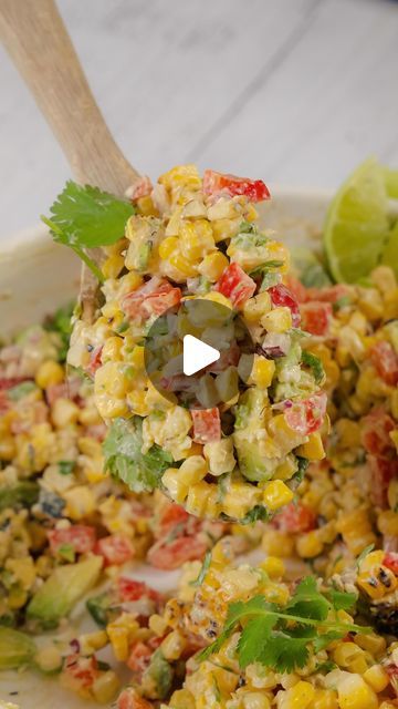 Andy Hay on Instagram: "Follow @andyseastcoastkitchen_ for more fun and approachable recipes.
•
Fire up the grill and get ready for your new favourite summer side dish. This Mexican Summer Corn Salad is going to be perfect with whatever you put it up next to. Make sure to utilize the best seasonal veg for this one, you’ll thank us later; let’s get grilling! 
•
Comment “Recipe” below for the full recipe sent to you
•
#cornsalad #salad #corn #healthyfood #foodphotography #foodie #food #yummy #foodporn #foodblogger #delicious #instafood #foodstagram #sweetcorn #homemade #salads" Fire Less Cooking Recipes, Summer Mexican Recipes, Best Corn Salad Recipe, Dj Zone, Apple Crisp Bars Recipe, Mexican Street Corn Salad Recipe, East Coast Kitchen, Mexican Summer, Amazing Salads