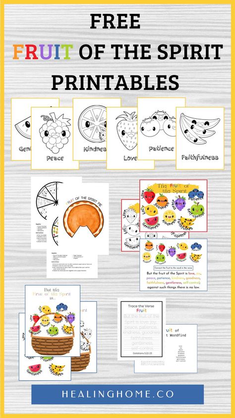 Fruit Of The Spirit Activities For Preschool, Fruit Of The Spirit Kindergarten, Fruit Of The Spirit Activity Sheet, Free Fruits Of The Spirit Lessons For Kids, Teaching Fruits Of The Spirit To Kids, Fruit Of The Spirit Lessons For Preschoolers, Fruit If The Spirit Crafts, Fruit Of The Spirit Lessons For Toddlers, Fruit Of The Spirit Games Activities