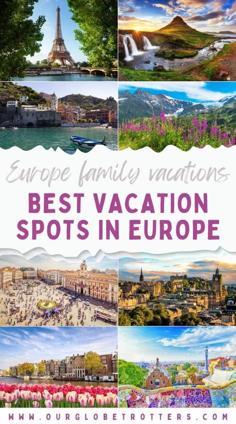 Family Friendly Europe Trip, International Family Vacation Ideas, Europe Family Vacation, Family Travel Tips, Best European Vacations With Kids, Family European Vacation, Best Family Vacations With Kids, Family Friendly Vacations, Europe With Kids