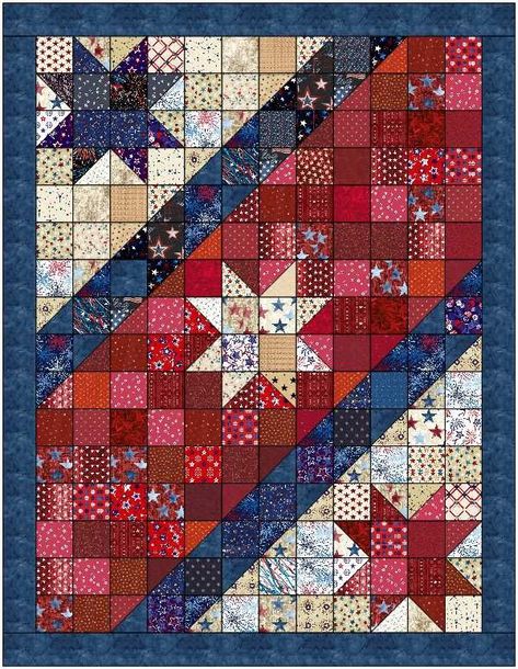 Veteran Quilts, Americana Quilt, Twister Quilts, American Flag Quilt, Finished Quilts, Flag Quilt, Quilts Patterns, Quilt Square Patterns, American Quilt