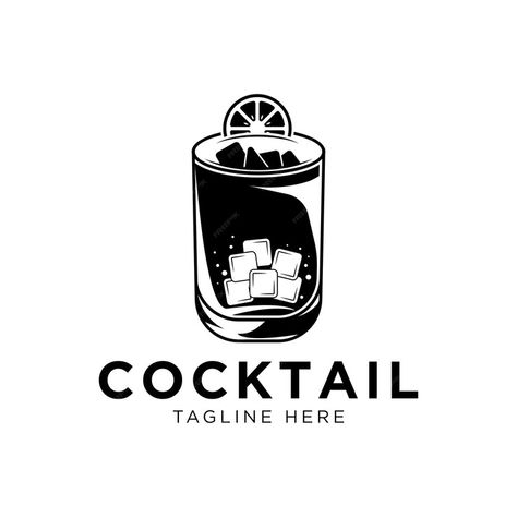 Premium Vector | Cocktail logo design vector vintage alcohol drink icon cocktail glass vector retro design template Cocktail Logo Design, Cocktail Logo, Vintage Alcohol, Drink Icon, Cocktail Club, Cocktail Glass, Design Vector, Logo Icons, Retro Design