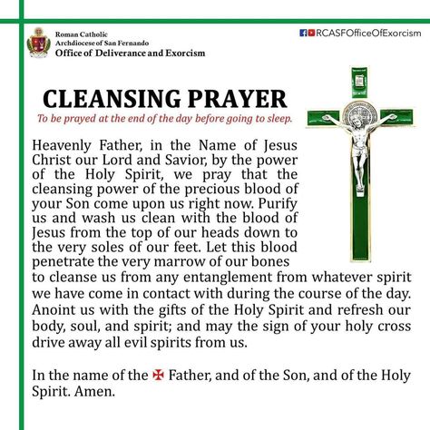 Catholic Saints Prayers, Catholic Prayers Daily, Archangel Prayers, Catholic Beliefs, Blood Of Jesus, In The Name Of Jesus, Spiritual Warfare Prayers, Bedtime Prayer, Going To Sleep