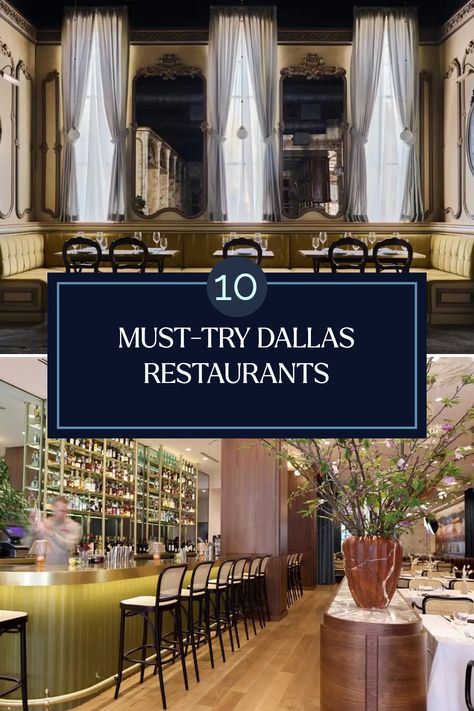 Ready to tantalize your taste buds? Explore the 10 must-try restaurants in Dallas where delicious cuisine awaits you! From the swanky vibe of Carbone Vino to the trendy atmosphere of Sassetta, there's something to satisfy every craving. Join me on a gastronomic adventure that showcases everything from Texas barbecue to exquisite fine dining options. Discover where locals dine and indulge in innovative dishes from top chefs. Remember, incredible dining experiences are just a reservation away! Treat yourself like royalty! Dallas Restaurants, Texas Barbecue, Top 10 Restaurants, Wine Selection, Top Restaurants, Top Chef, Authentic Italian, Italian Dishes, Best Restaurants