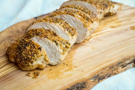 Oven Roasted Turkey Tenderloin Roasted Turkey Tenderloin, Turkey Tenderloin Recipes, Turkey Tenderloin, Pilaf Recipes, Iron Skillet Recipes, Oven Roasted Turkey, Roast Turkey Breast, Tenderloin Recipes, Easy Mexican