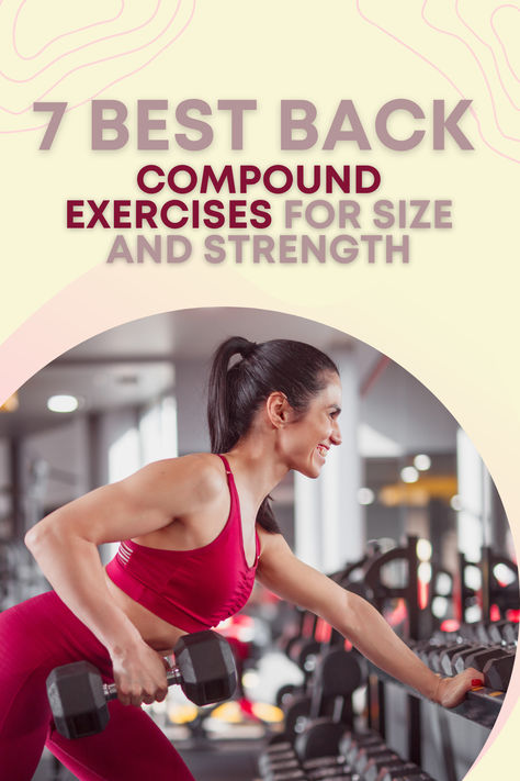 Unlock the secrets to a powerful back with these top 7 compound exercises tailored for maximum size and strength gains! 💥 Whether you're a seasoned lifter or just starting out, these exercises will help you sculpt a back that's both strong and impressive! Compound Exercises For Women, Exercises For Women, Strong Back, Compound Exercises, Fitness Challenge, Muscle Growth, Workout Challenge