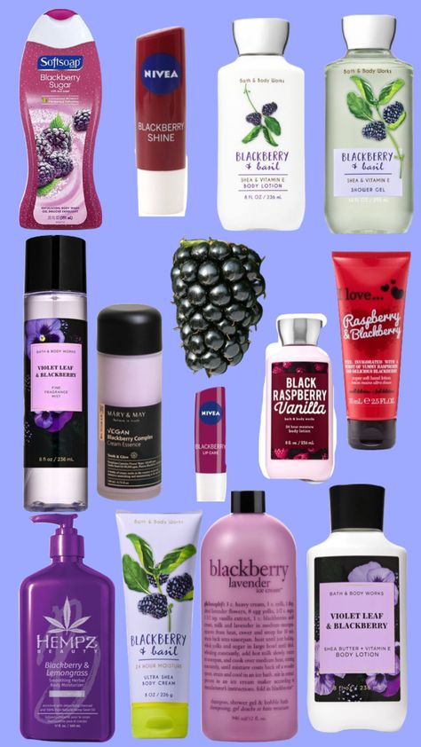 How To Smell Like Blackberry, Blackberry Perfume, Blackberry Care, Blackberry Aesthetic, Scent Combos, Body Hygiene, Shower Skin Care, Body Smells, Body Washes