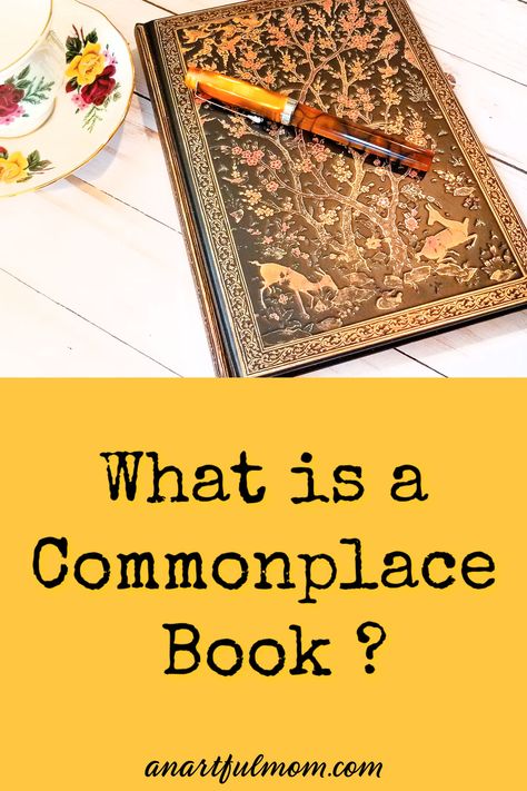 Commonplace Book Inspiration, Commonplace Book Organization, Common Place Journal, Commonplace Book Examples, Commonplace Book Aesthetic, Commonplace Book Ideas, Common Place Book, Pioneer Lifestyle, Commonplace Notebook