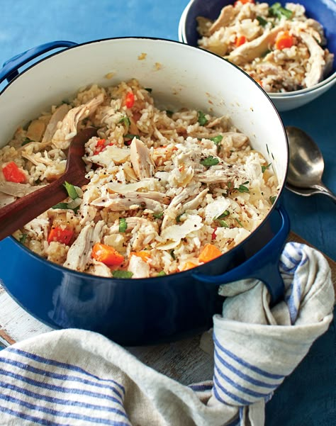 Chicken Bog Recipe Chicken Bog, Southern Dinner Recipes, Dutch Oven Chicken, Meal For One, Southern Dinner, Southern Living Recipes, Chicken For Dinner, One Dish Dinners, One Dish Meals