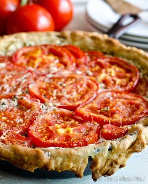 Delicious! | Tomato and Goat Cheese Tart with Rosemary and Mascarpone | @theendlessmeal.com Tomato And Goat Cheese, Goat Cheese Tart, Cheese Tart, Tomato Tart, Tomato Pie, Cheese Tarts, Savory Tart, French Cooking, Tomato Recipes