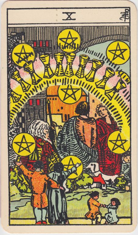 Of course I'm happy! I' RICH!! 7 Of Cups Tarot, 5 Of Cups Tarot, Ten Of Cups Tarot, Ten Of Pentacles, Ten Of Cups, Tarot King Of Cups, 9 Cups Tarot, Tarot Interpretation, Cups Tarot