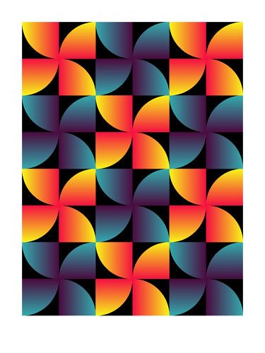 Ombre Quilt Ideas, Ombre Quilt, Math Is Everywhere, Patterns Painting, Colourful Paintings, Cathedral Window, Classical Period, Geometric Pattern Art, Geometric Inspiration