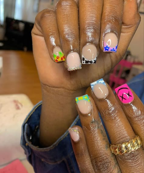 Women Nail Art, Long Coffin Nails, Overlay Nails, Acrylic Nail Set, Long Acrylic Nail Designs, Hard Nails, Drip Nails, Colored Acrylic Nails, French Tip Acrylic Nails