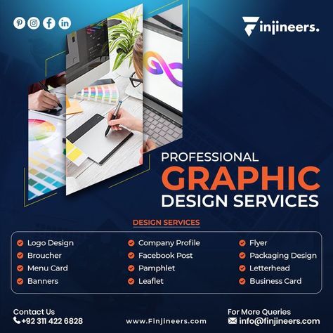 Get creative with your business branding. Professional graphic design services can make a world of difference and make your business stand out from the rest. Visit Now: 🌐 www.finjineers.com 📱+92 311-4226828 #digitalmarketing #socialmediamarketing #searchengineoptimization #digitalmarketingagency #marketingstrategy #entrepreneur #marketingtips #smallbusiness #smm #seo #ecommerce #finjineers #business #graphicdesign #branding #graphicdesigningagency #graphicdesigningbusiness Digital Advertising Design, Ads Creative Advertising Ideas, Graphic Design Tutorials Learning, Business Poster, Photoshop Design Ideas, Social Media Advertising Design, Graphic Design Flyer, Professional Graphic Design, Graphic Design Agency