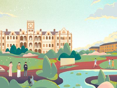 Shanghai JiaoTong University illustration University Illustration Art, University Illustration, College Illustration, Harvard Campus, Visual Narrative, Desktop Wallpaper Art, Digital Imaging, Cartoon Posters, Blog Header