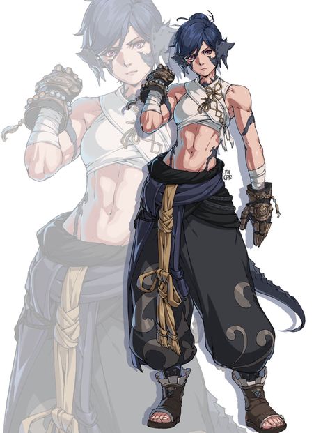 Home / Twitter Monk Outfit, Dnd Monk, Monk Dnd, Martial Arts Clothing, Tomboy Art, Female Martial Artists, Final Fantasy Artwork, Guilty Gear, Concept Art Character