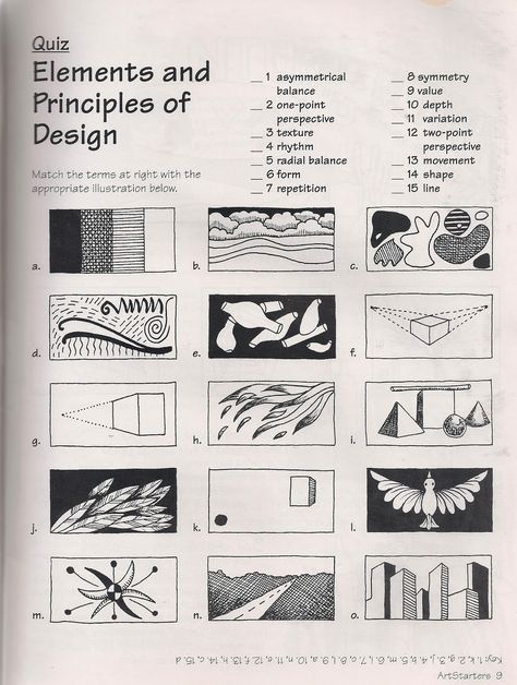 No Corner Suns: The Elements and Principles of Art: Free Quiz download, or review for your class that your students will not understand and ... Elements And Principles Of Art, Art Handouts, High School Art Lessons, Istoria Artei, Art Theory, Art Basics, Elements And Principles, Art Worksheets, Art Appliqué