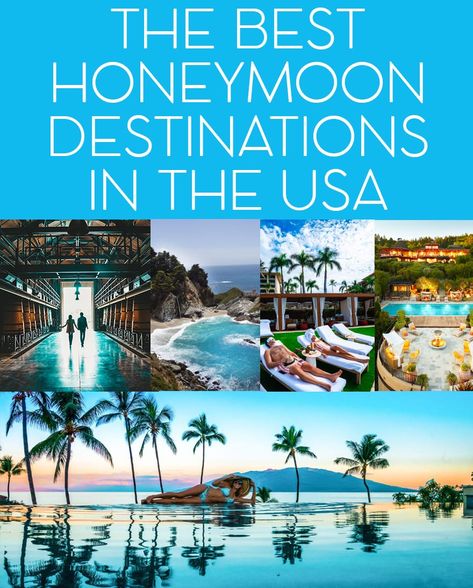 US News & World Report's Ranking of the Best Honeymoon Destinations for 2020 - JetsetChristina Honeymoon In The Us, Places To Honeymoon, Honeymoon Usa, Top Honeymoon Destinations, Honeymoon Inspiration, Best Travel Credit Cards, Honeymoon Vacations, Best Honeymoon Destinations, Honeymoon Places