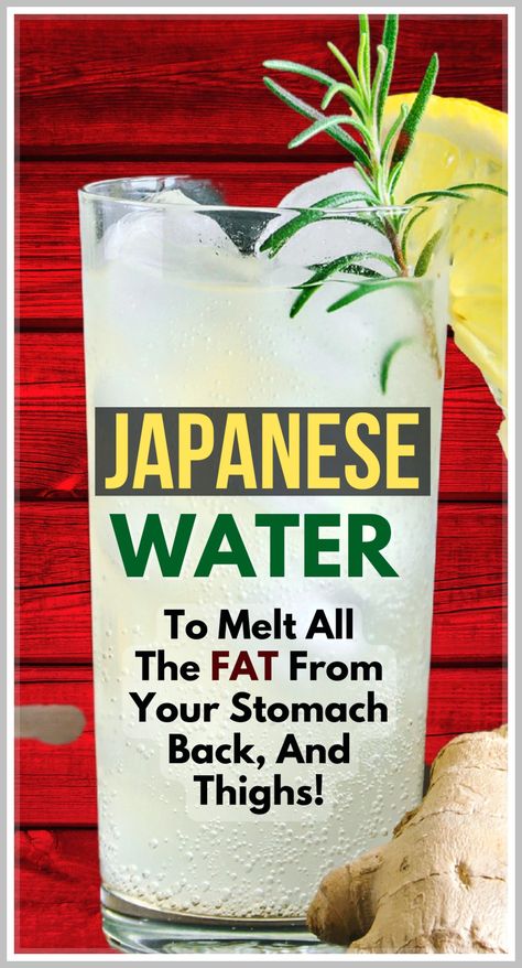 Fat Burning Juice, Japanese Water, Belly Fat Drinks, Fat Loss Drinks, Fat Burner Drinks, Detox Water, Fat Burning Drinks, Burn Belly Fat, Fat Fast