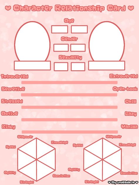 ig: @undeadarth Character Relationship Card Template, My Ship Templates, Platonic Ship Template, Character Relationship Card, Character Relationships Chart, Relationship Sheet, Understand My Ship In 5 Minutes Template, Favorite Character Template, My Ship In 5 Minutes Template