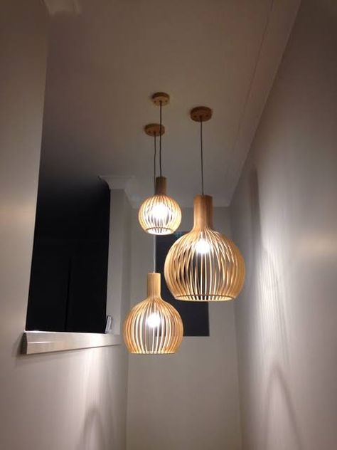 Stair Lighting Pendant, Stairs Lighting, Open Trap, Stairwell Lighting, Bathroom Pendant, Bathroom Pendant Lighting, Stair Lighting, Lighting Pendant, Wood Pendant Light