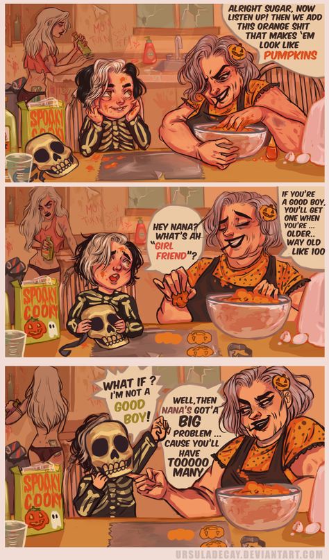 Ursula Decay, Decay Art, Online Comics, Tromso, Short Comics, Good Boy, Cute Comics, Tumblr Funny, Funny Comics